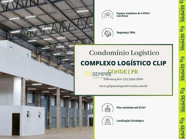 Imagem: Galpão para Alugar em Conde/Pb