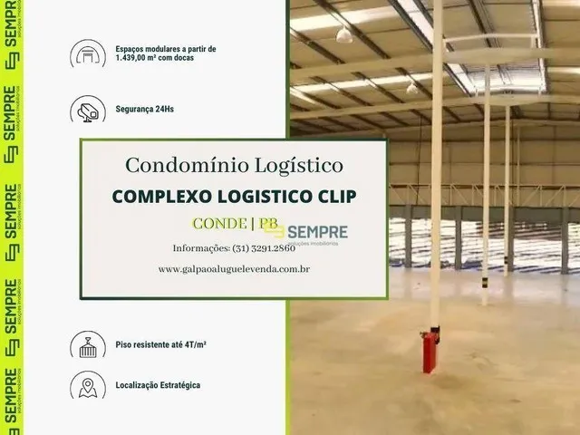 Imagem: Galpão para Alugar em Conde/Pb