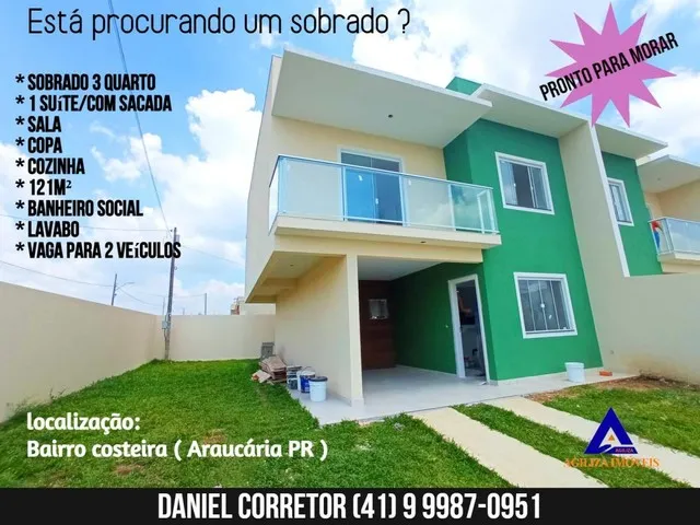 Imagem: Sobrado para Venda em Araucária, Costeira