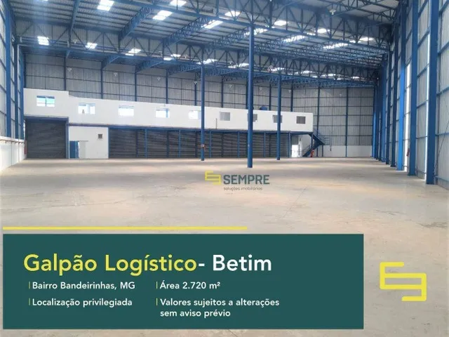 Imagem: Aluguel de Galpão em Betim/Mg