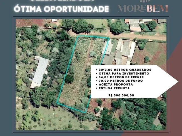 Imagem: A chácara possui 3.012m² de Área e está localizado em