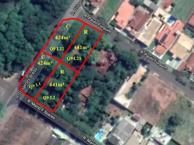 Imagem: Terreno À Venda, 441 M² por - Alvaro Brito