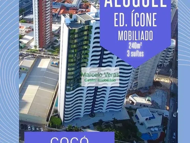 Imagem: Ed. Ícone, Vista Parque do Cocó. Mobiliado