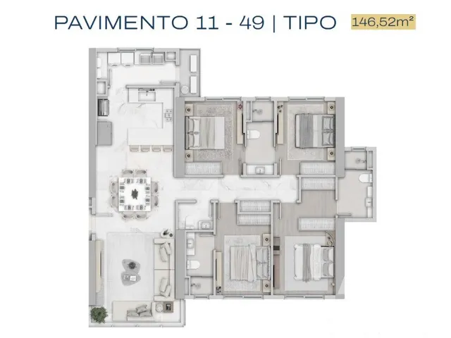 Imagem 15: Sapphire Tower Apartamento com 5 dormitórios