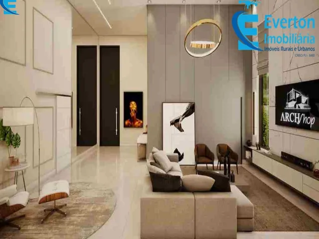 Imagem 4: Casa Térrea de 260 M², Alto Padrão, Pé Direito Duplo, com 3 Suítes e 6 Vagas