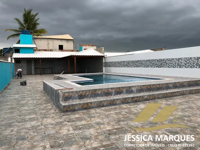 Imagem 2: Excelente casa de 3 quartos com piscina de alvenaria e área gourmet em Unamar, Tamoios
