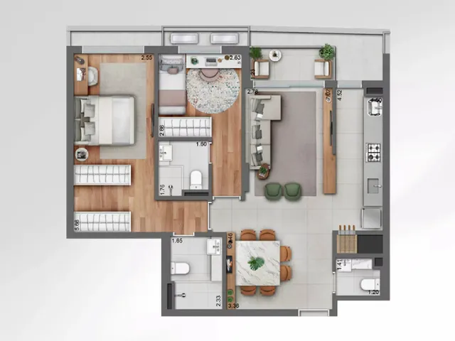 Imagem 2: Trend Downtown Home - Fase 1