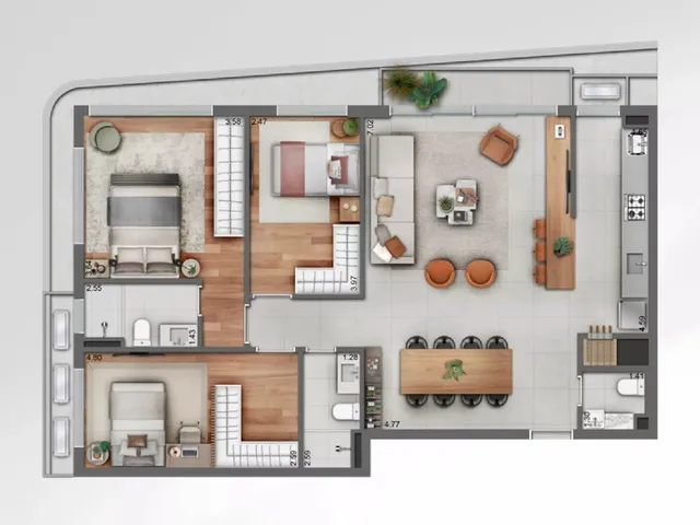 Imagem 3: Trend Downtown Home - Fase 1