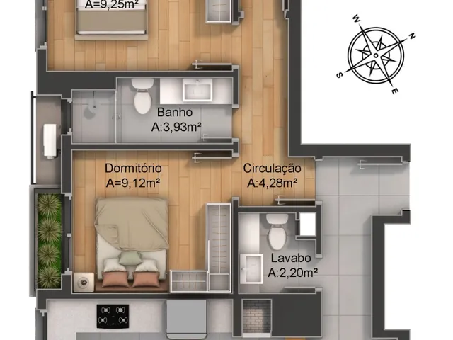 Imagem 5: Soberano Apartamento com 2 dormitórios