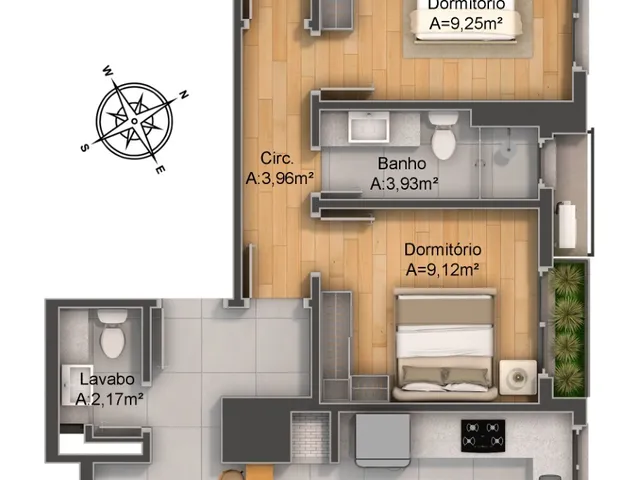Imagem 6: Soberano Apartamento com 2 dormitórios