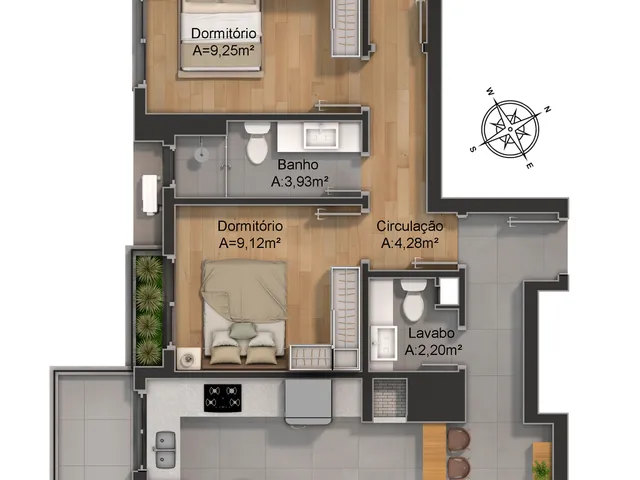 Imagem 14: Soberano Apartamento com 2 dormitórios