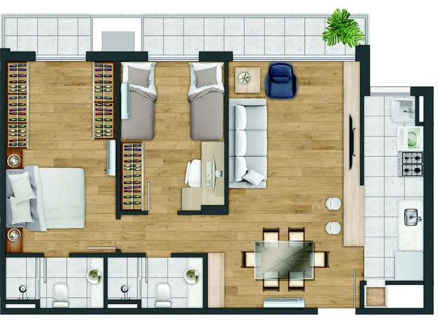 Imagem 6: Espírito Santo Apartamento com 2 dormitórios
