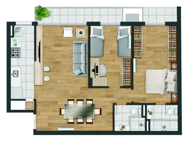 Imagem 7: Espírito Santo Apartamento com 2 dormitórios