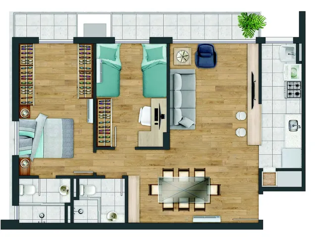 Imagem 8: Espírito Santo Apartamento com 2 dormitórios