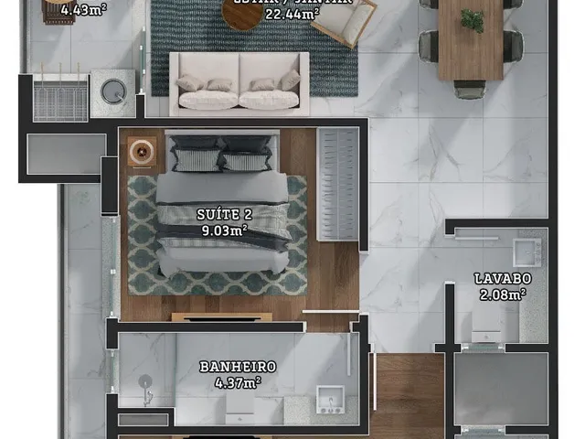 Imagem 4: Brooklyn 365 Residence