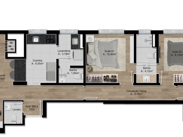 Imagem 4: Mills Park Apartamento com 3 dormitórios