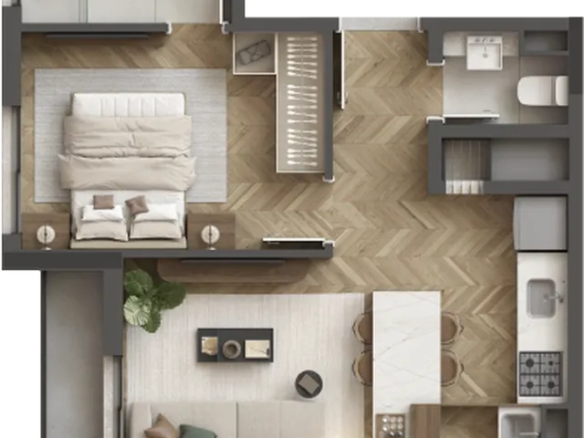 Imagem 9: Be - Be Flat / studio com 1 dormitório