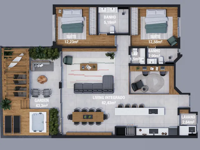 Imagem 1: Haute Apartamento com 3 dormitórios