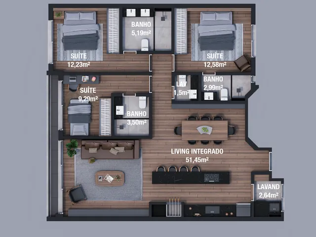 Imagem 5: Haute Apartamento com 3 dormitórios