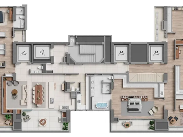 Imagem 3: Marena Apartamento com 4 dormitórios
