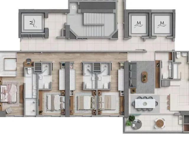 Imagem 9: Marena Apartamento com 4 dormitórios