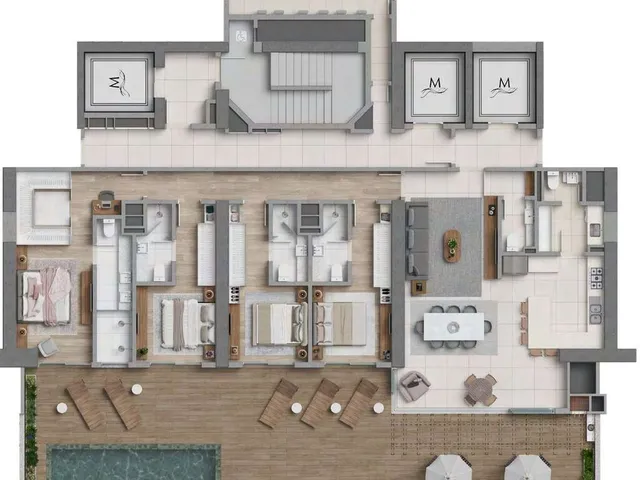 Imagem 16: Marena Apartamento com 4 dormitórios