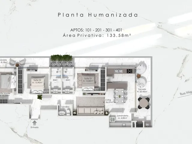 Imagem 10: Brava Lux Apartamento com 3 dormitórios