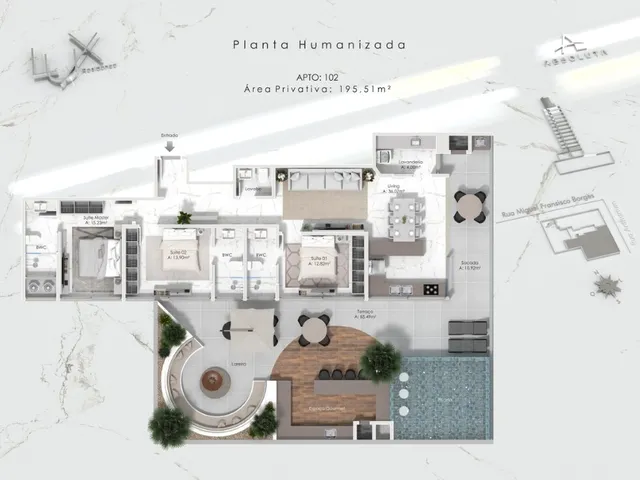 Imagem 13: Brava Lux Apartamento com 3 dormitórios