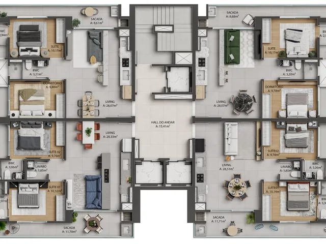 Imagem 4: Brava Park Apartamento com 2 dormitórios