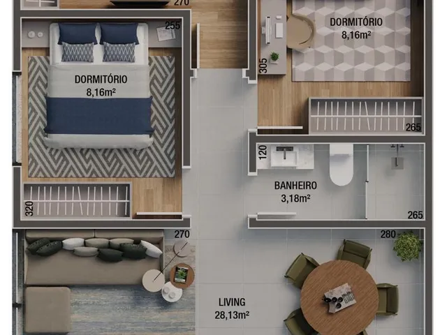 Imagem 5: Ilha de Maiorca Apartamento com 2 dormitórios