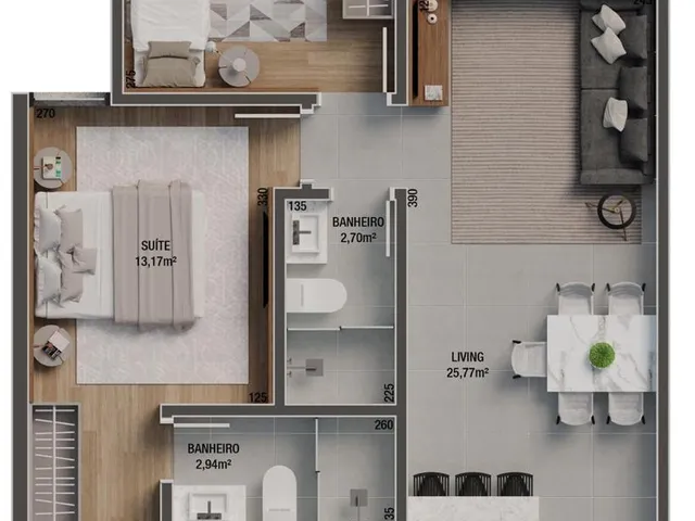 Imagem 6: Ilha de Maiorca Apartamento com 2 dormitórios