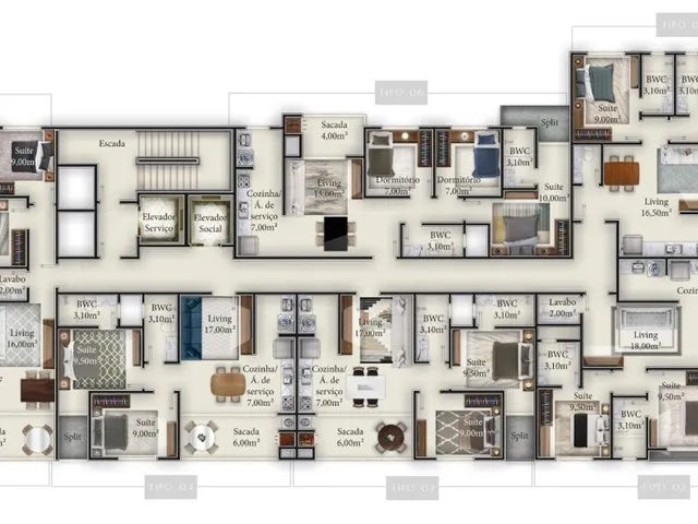 Imagem 4: Rosso Corsa Apartamento com 2 dormitórios
