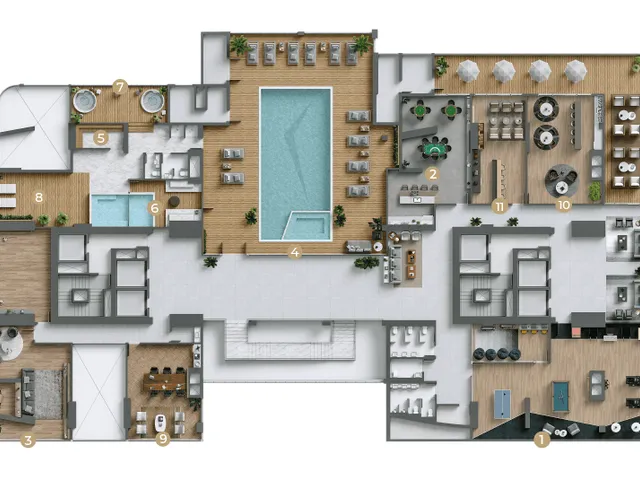Imagem 3: Ápice Towers Apartamento com 4 dormitórios