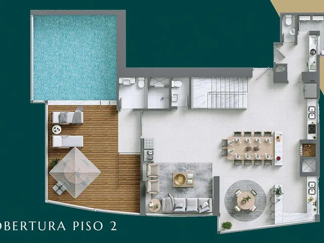 Imagem 8: Ápice Towers Apartamento com 4 dormitórios