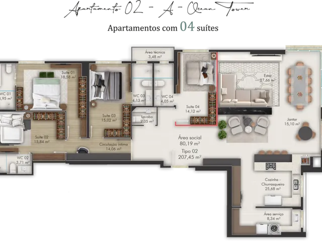 Imagem 16: Ocean Hill Residence