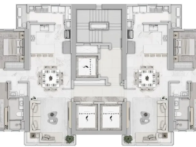 Imagem 7: Sapphire Tower Apartamento com 4 dormitórios