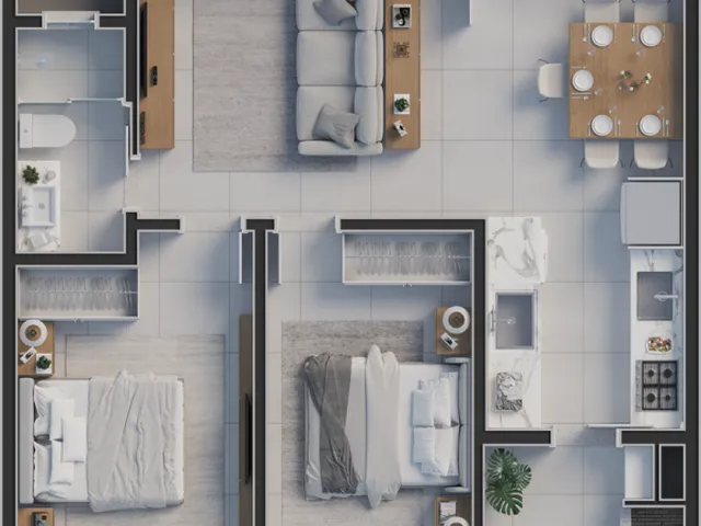 Imagem 6: Soul Brava Club Apartamento com 2 dormitórios