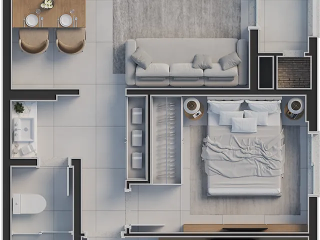 Imagem 10: Soul Brava Club Apartamento com 2 dormitórios