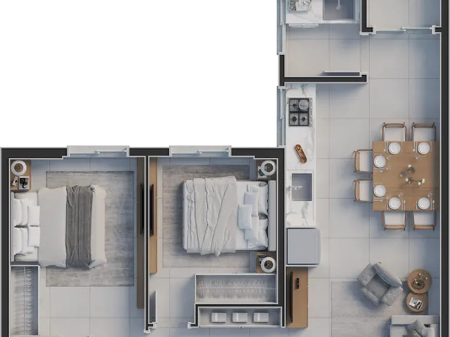 Imagem 12: Soul Brava Club Apartamento com 2 dormitórios