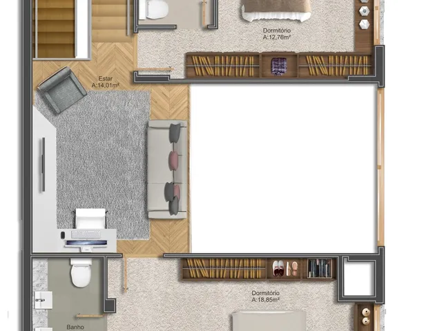 Imagem 15: DUOS Apartamento com 3 dormitórios