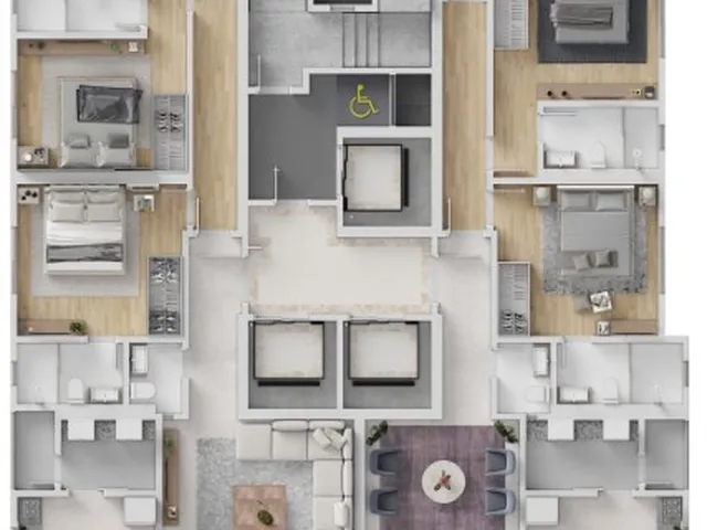 Imagem 4: Shard Tower Apartamento com 3 dormitórios