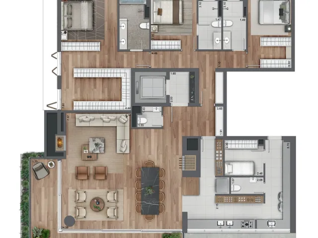 Imagem 7: Tomaz Apartamento com 3 dormitórios