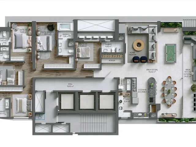 Imagem 7: Gran Città Apartamento com 3 dormitórios