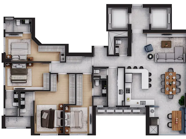 Imagem 5: Meridian Apartamento com 4 dormitórios