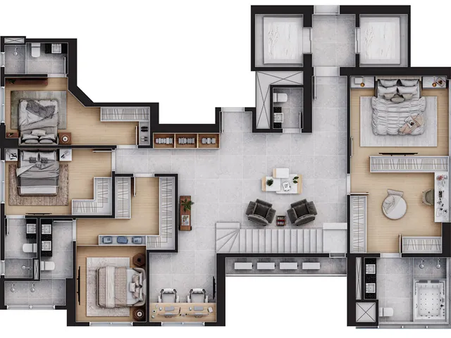 Imagem 6: Meridian Apartamento com 4 dormitórios
