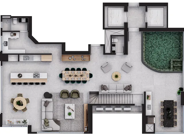 Imagem 7: Meridian Apartamento com 4 dormitórios