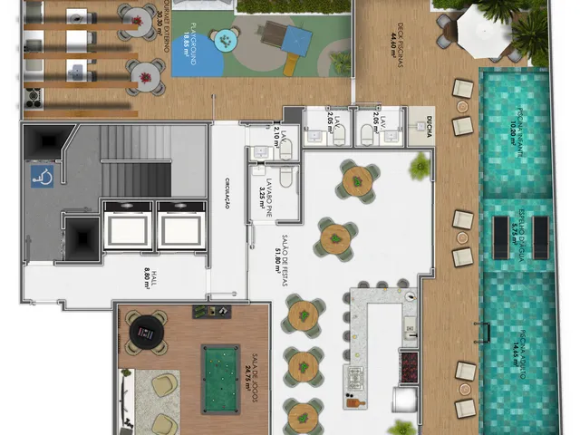 Imagem 2: Seth Residence Apartamento com 3 dormitórios