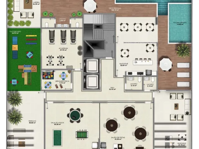 Imagem 2: Baruk Residence Apartamento com 3 dormitórios