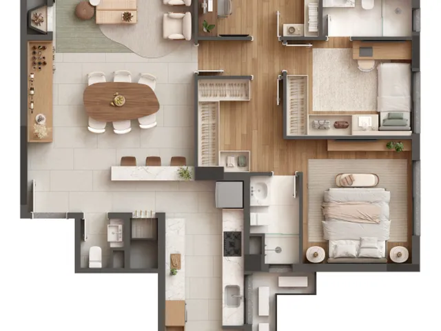 Imagem 5: Season Apartamento com 3 dormitórios