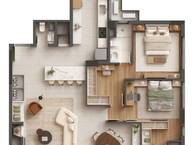 Imagem 6: Season Apartamento com 3 dormitórios